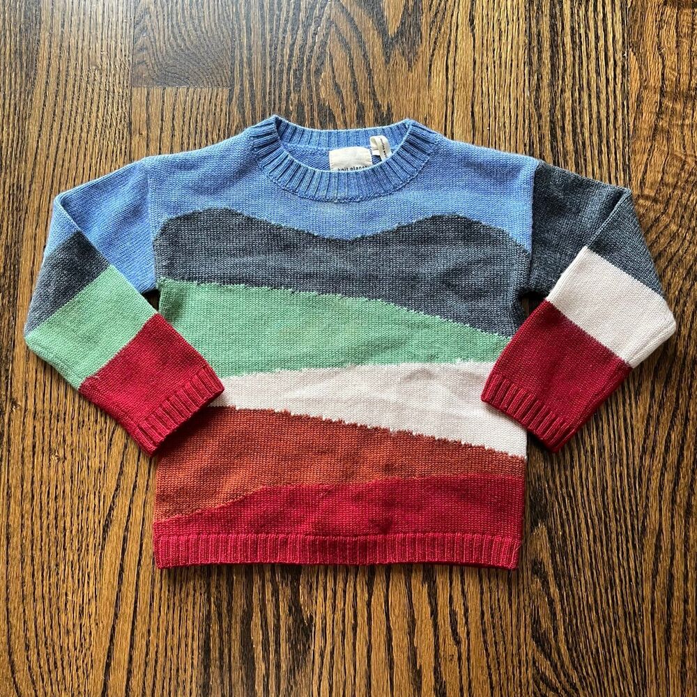 Knit Planet 100% Merino Wool Landscape Jumper (2-3Y)